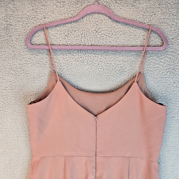 After Six Womens Formal Gown Sz 14 Sienna Color Fitted Side Leg Slit Bridemaid - Picture 7 of 11